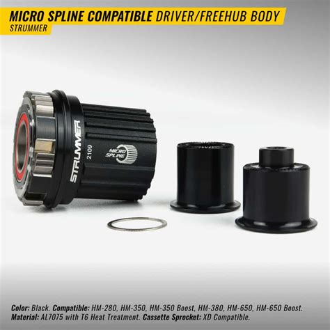 Microspline Compatible Driver Freehub Body Microspline Sp Olah