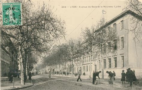 Photographes en Rhône Alpes Lyon Avenue de Saxe et le Nouveau Lycée