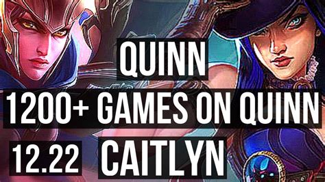 QUINN Blitzcrank Vs CAITLYN Karma ADC 1200 Games 1 4M Mastery