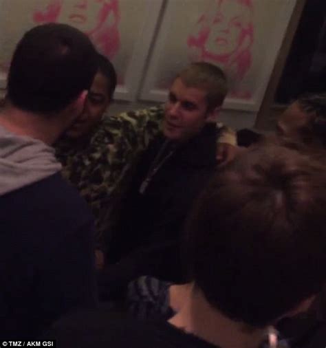 Justin Bieber Caught On Camera Before Alleged Assault Daily Mail Online