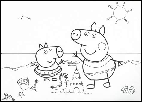 Peppa Pig #43932 (Cartoons) – Free Printable Coloring Pages