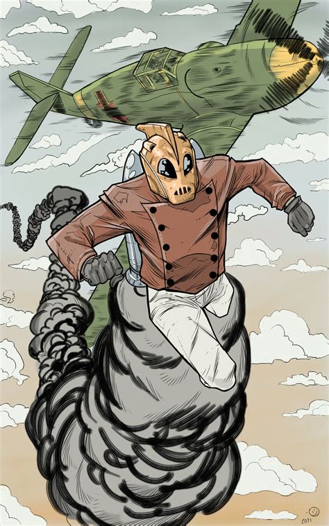 Rocketeer Colored By Jordanmichaeljohnson On Deviantart