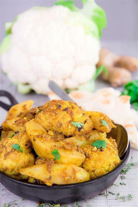 Aloo Gobi Recipe Indian Stir Fry Potatoes And Cauliflower