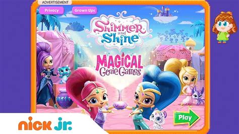 Shimmer And Shine Magical Genie Games Game Walkthrough Shimmer And Shine Game On Hd