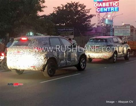 Tata Harrier 7 Seater H7x Spied In India Ahead Of Debut In March 2019