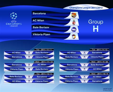 Group H Champions League 2012 by einwi on DeviantArt