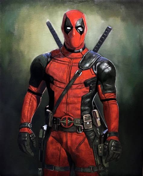 Deadpool Oil Painting At Explore Collection Of Deadpool Oil Painting