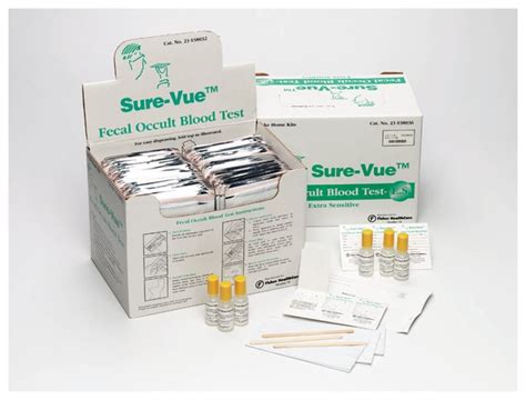 Fisher Healthcare Sure Vue Fecal Occult Blood Slide Test Systemblood