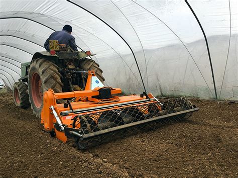 Enfouisseur De Pierres Dfu Pour Micro Tracteur