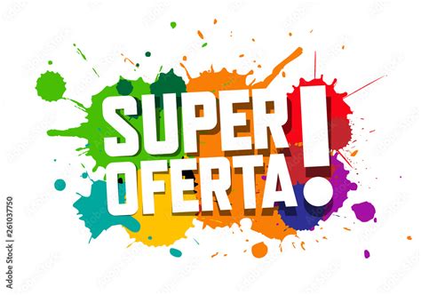 Super Oferta Stock Vector Adobe Stock