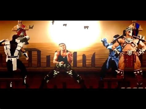 Guile And Aice Vs Shao Kahn And Absolute Zero BONUS Mortal Kombat New