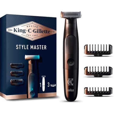 Gillette King C Style Master Plus 3 Styling Kit Men S Cordless Stubble