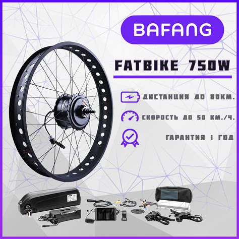 Купить Комплект для электровелосипеда Bafang FATBIKE 750W 48v 16a\h ...