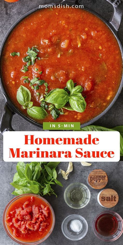 In 5 Min Homemade Marinara Sauce Artofit