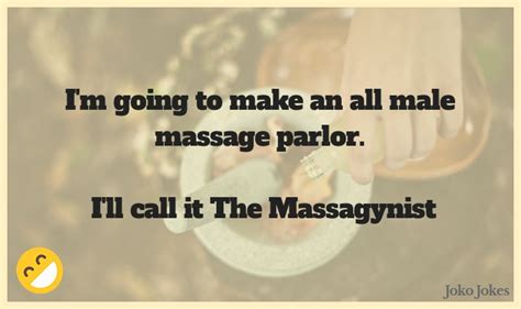 34 Massages Jokes And Funny Puns Jokojokes