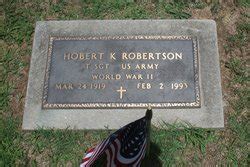 Hobert K Robertson 1919 1993 Mémorial Find a Grave