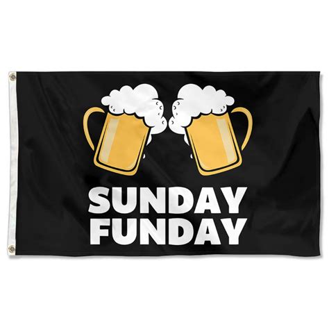 Sunday Funday Beer Flag Banner