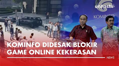 Kominfo Didesak Blokir Game Online Kekerasan YouTube