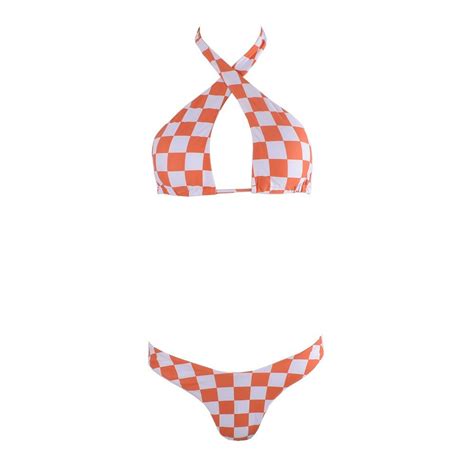 Famous Shoes Set Bikini Τριγωνάκι Πορτοκαλί CP202102 ORANGE Skroutz gr