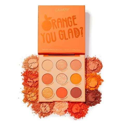 Colourpop Cosmetics Orange You Glad Shadow Palette Blush Box