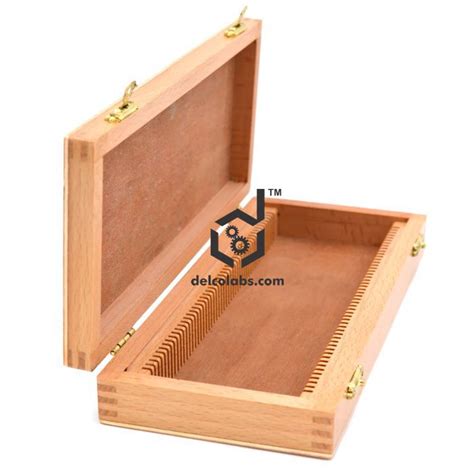 Micro Slide Box Wooden 50 Slides