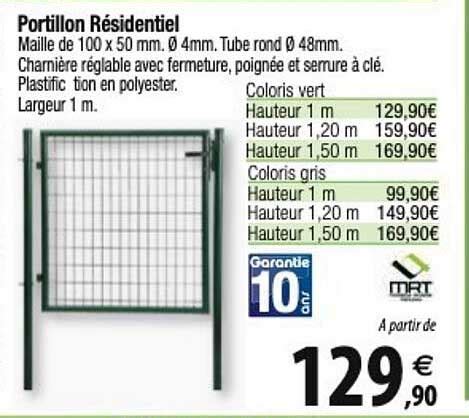 Promo Portillon Résidentiel chez Tridôme iCatalogue fr