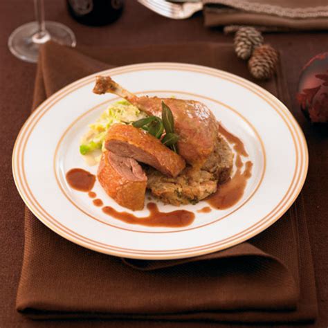 Weihnachtliche Braten Von Der Ente Essen Und Trinken