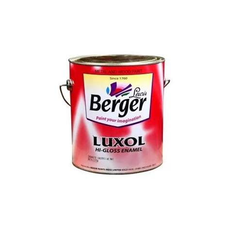 Berger Luxol High Gloss Enamel Paint 20 Ltr Yellow