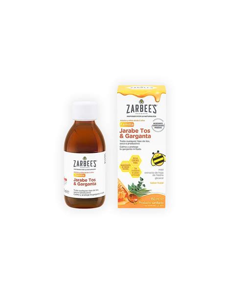 Comprar ZARBEE S Familia Jarabe Tos Garganta 150 Ml A Precio De Oferta