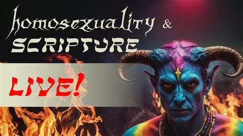 What Does The Bible Say About Homosexuality God Honest Truth Live Stream 06 21 2024 Youtube