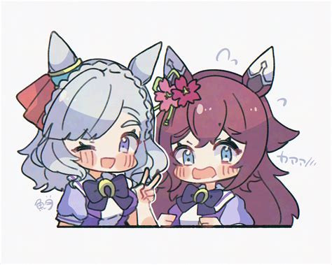 Mejiro Ardan And Sakura Chiyono O Umamusume Drawn By Uouomon0808