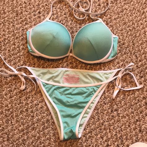 Victoria S Secret Sexy Contrast Piping Bikini Gem