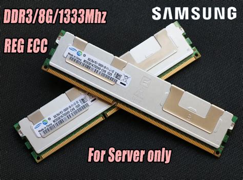 Original Samsung 8GB DDR3 1333MHz 8G 1333 REG ECC Server Memory RAM 100