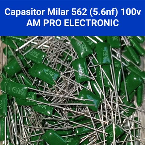 Jual Kapasitor Milar V Nf Capacitor Mylar N Uf