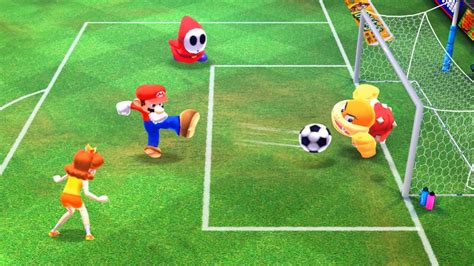 Mario Sports Superstars Football Rosalina And Mario Vs Boo And Daisy