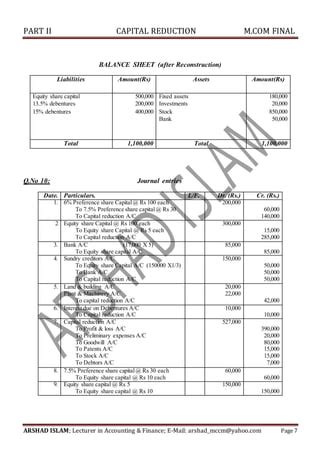 Chp 16 Capital Reduction Patr Ii PDF