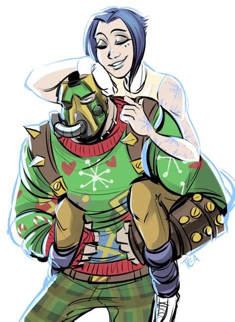 Maya And Krieg Christmas Edition Krieg Borderlands Borderlands Maya Borderlands Series