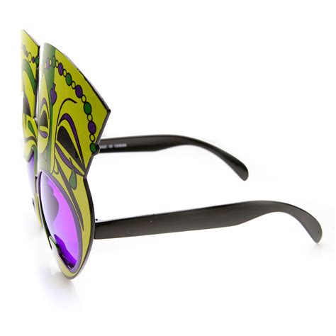 Mardi Gras Laugh Now Cry Later Comedy Festival Mask Sunglasses Sunglass La