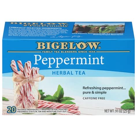 Bigelow Tea Herbal Tea Peppermint -- 20 Tea Bags - Vitacost