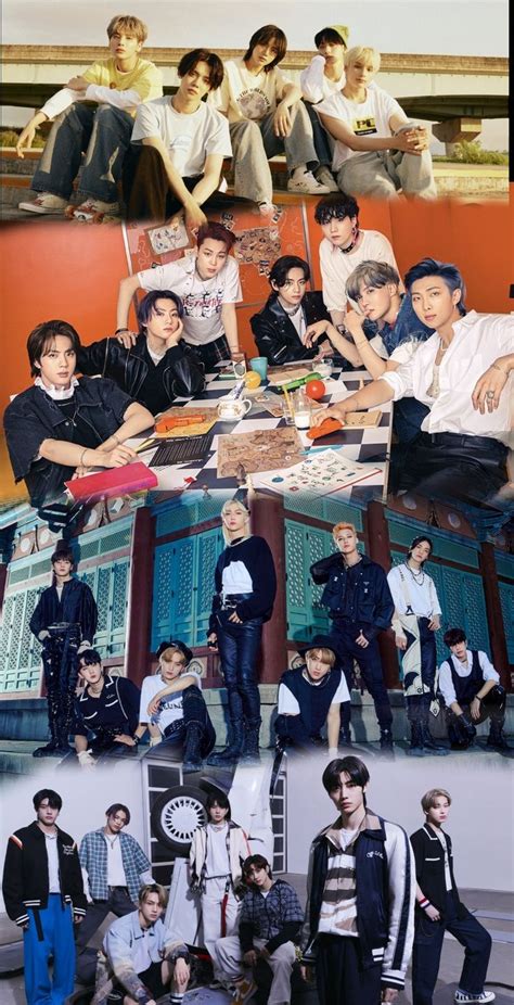 Bts Skz Txt Wallpaper En Fotos De Banda Fotos De Grupo