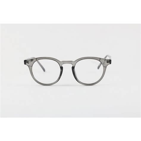 America S Best Eyeglasses Moscot Grey Translucent Acetate