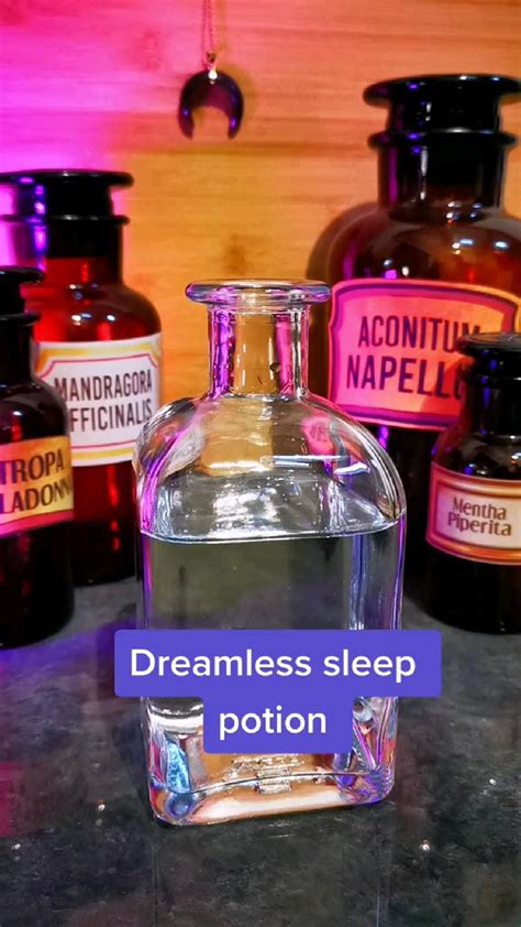 Dreamless Sleep Potion Aravis Potion Apothecary Shop Artofit