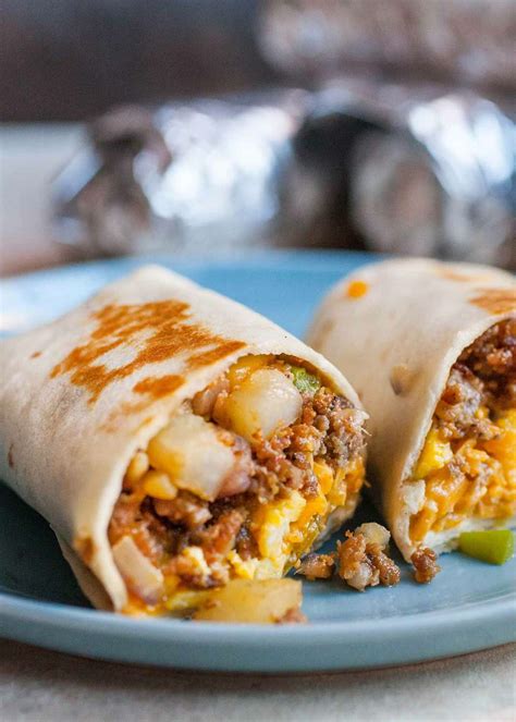 Sausage & Egg Freezer Breakfast Burritos Recipe