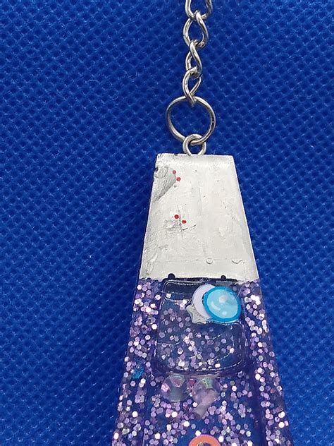 Lava Lamp Resin Shaker Keychain Etsy