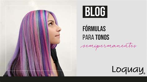 Fórmulas para Tonos Semi Permanente Tinte para el Cabello Tips y