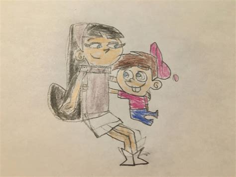 Timmy Sitting With Trixie By Dhvipersrt10 On Deviantart