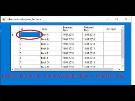 Obtener Datos De Las Filas De Un Datagridview En Csharp C Windows