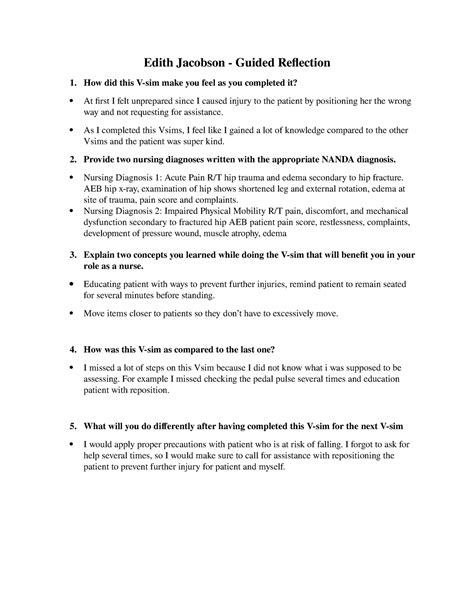 Edith Jacobson Vsim Guided Questions Edith Jacobson Guided