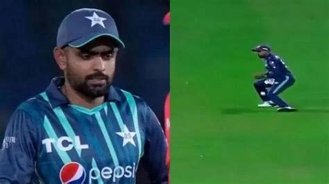 Pak Vs Eng Pakistan Captain Babar Azam Drops Two Absolute Sitters In