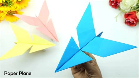 How To Make A Paper Airplane Origami Plane Making Easy Paper Crafts Step By Step